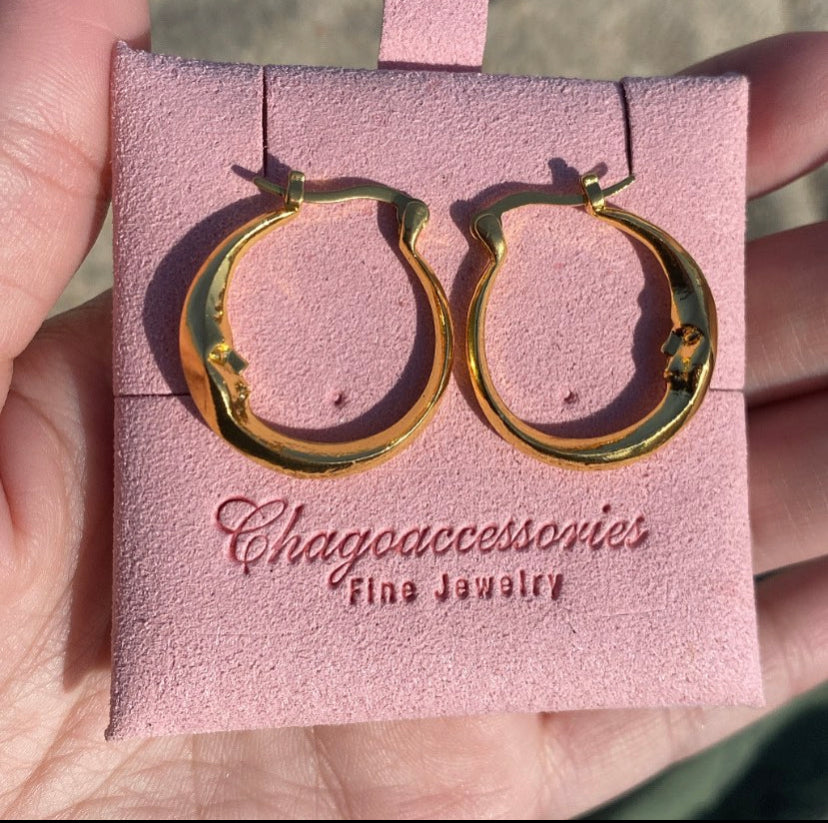 Moon earrings