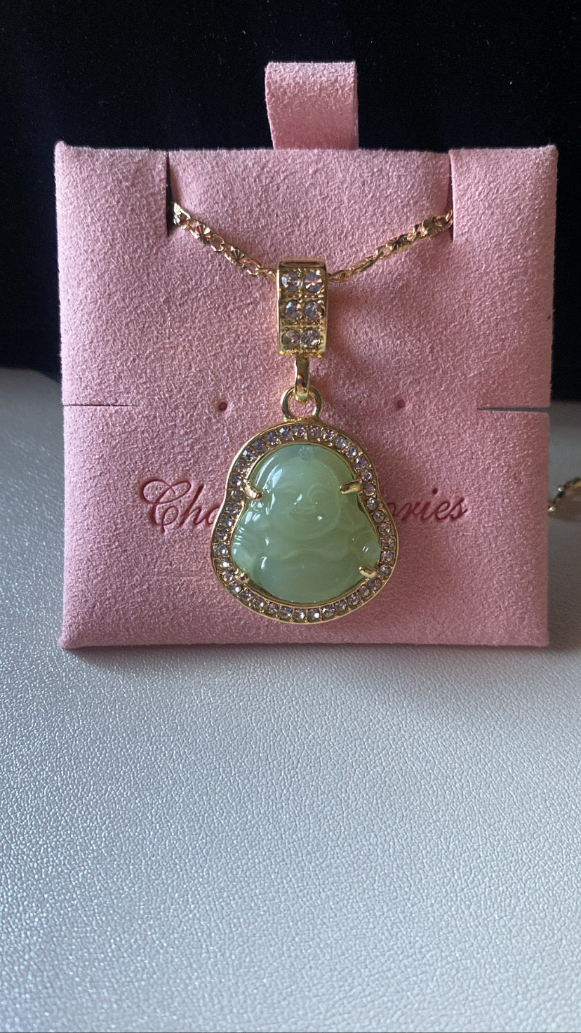 Light green Buddha