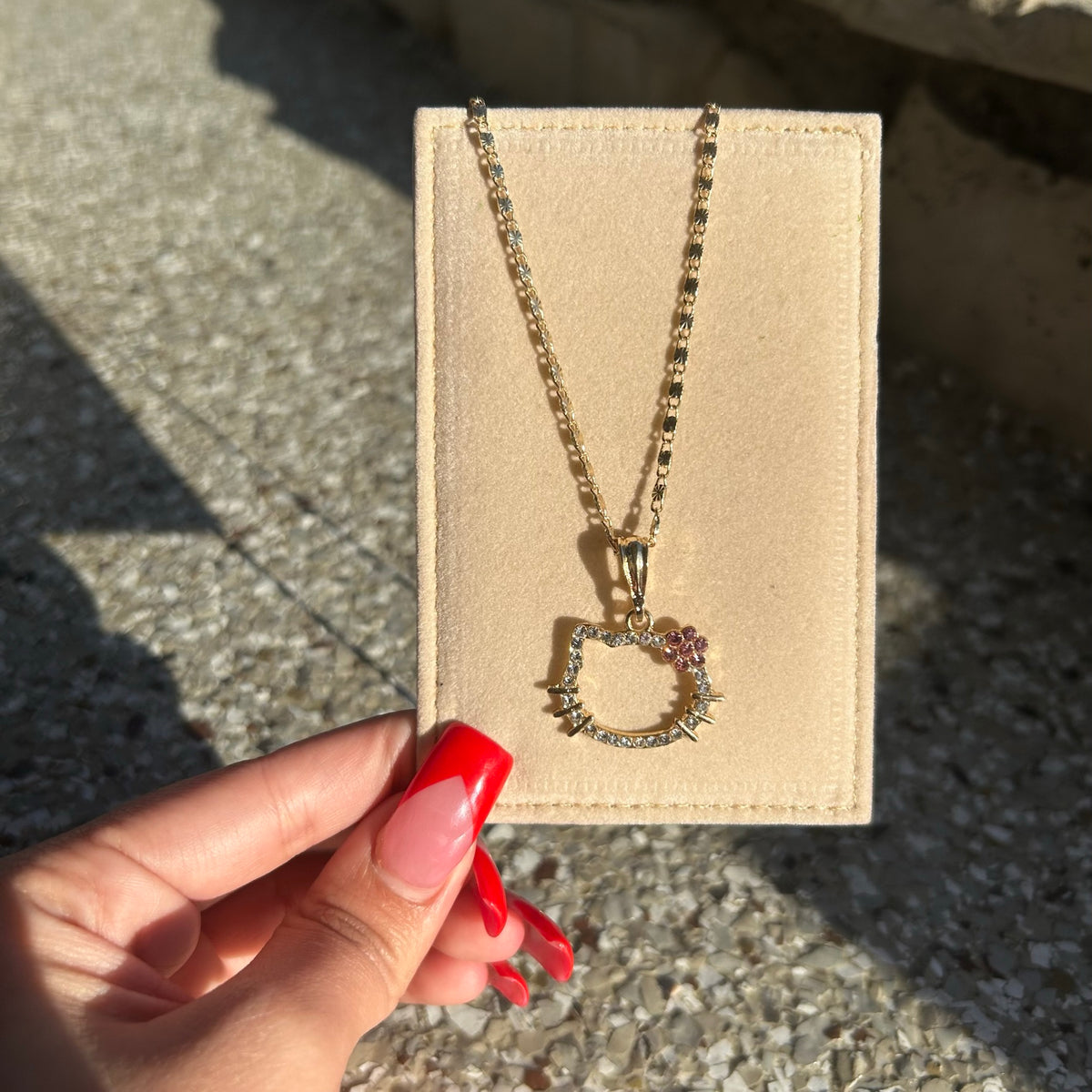Rhinestone HK necklace