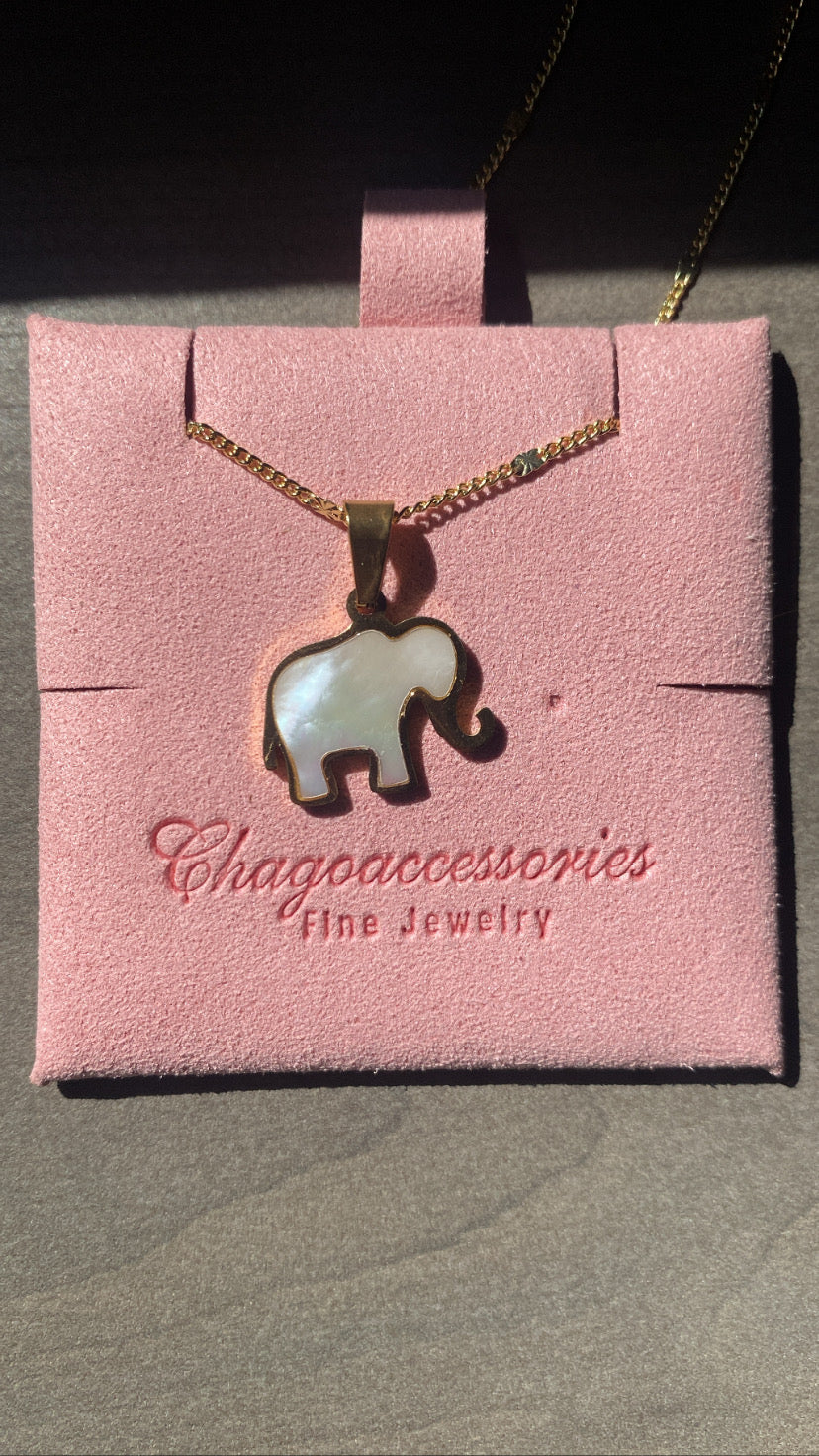 Goodluck elephant necklace