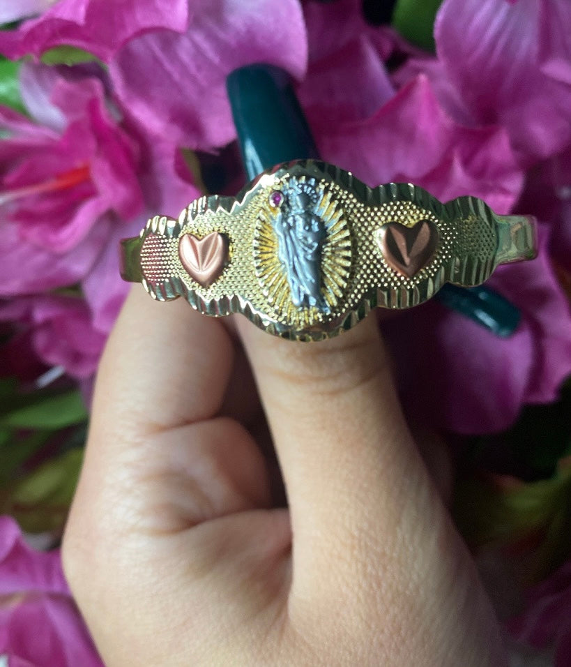 San judas oro laminado bangle