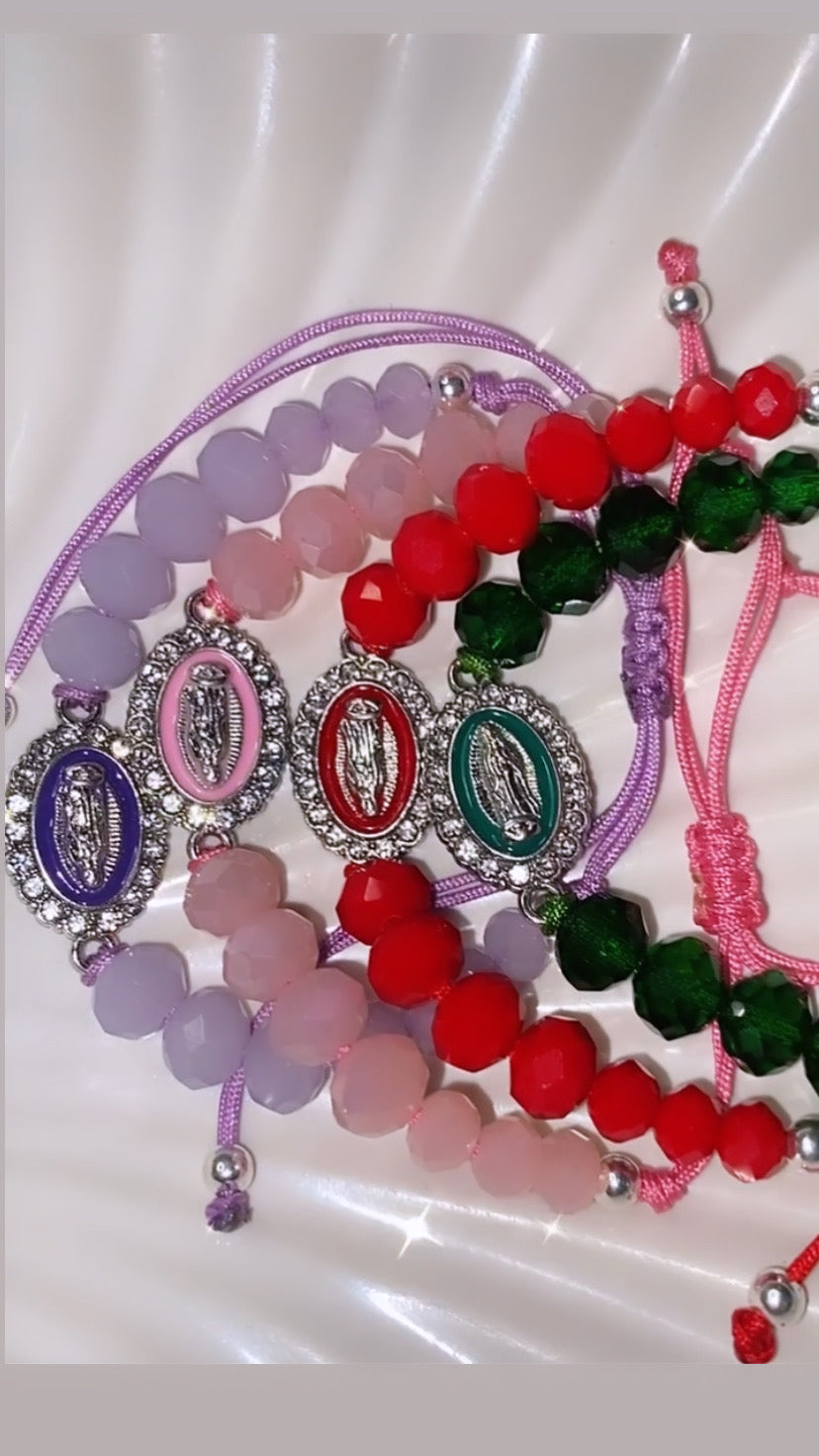 Virgencita de Guadalupe pulseras