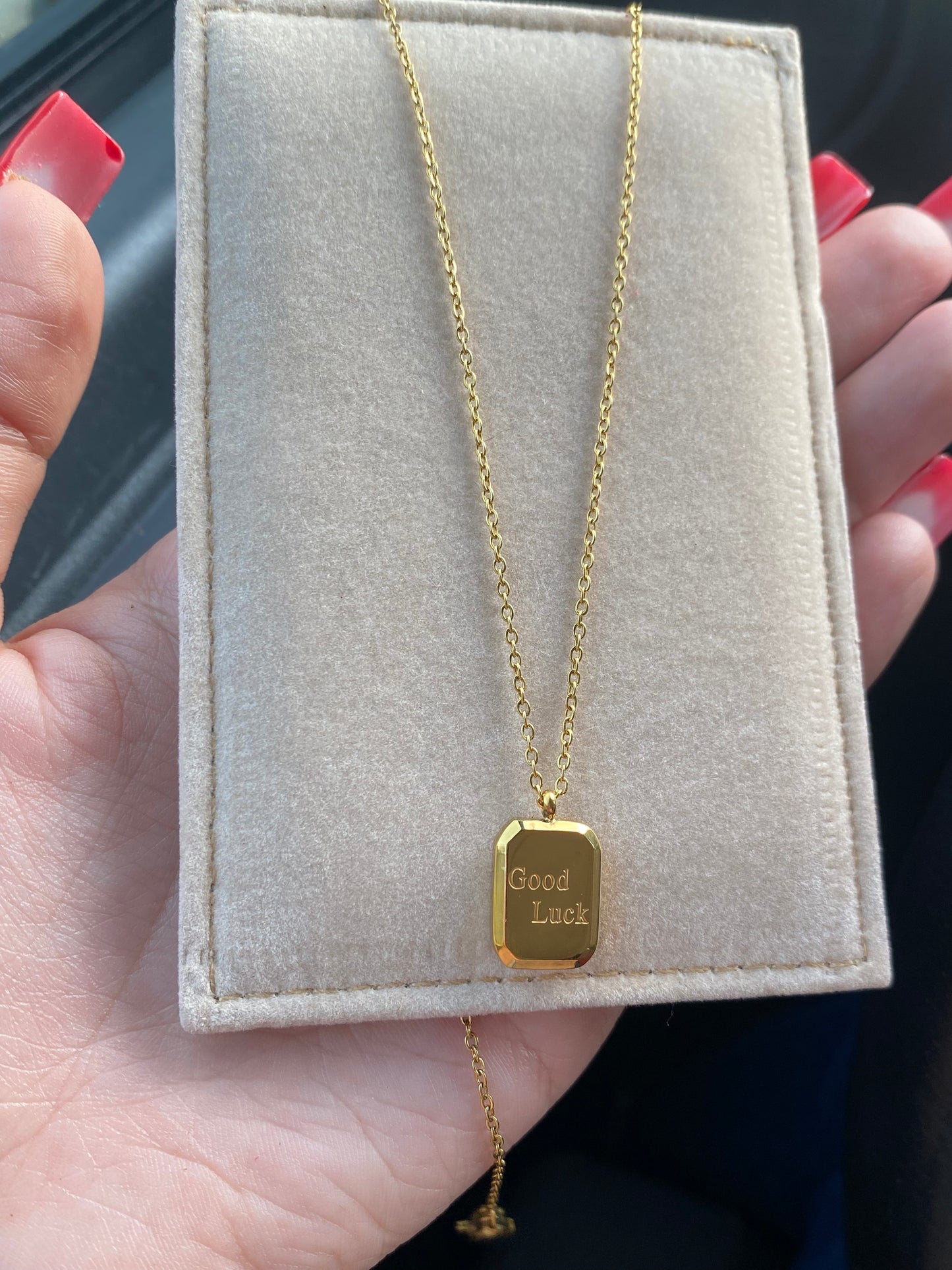 Goodluck stainless steel necklace