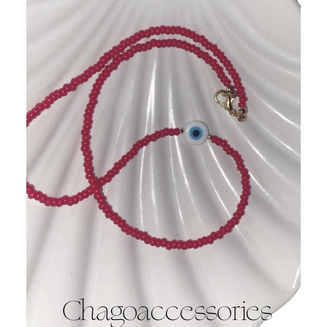 Red Ojo Necklace
