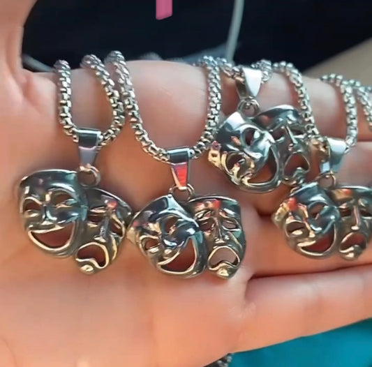 Smile now cry later necklace