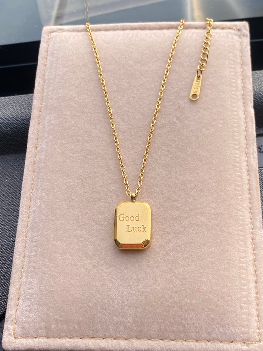 Goodluck stainless steel necklace